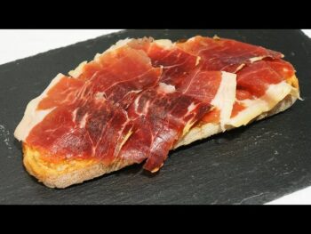 Tostada jamon